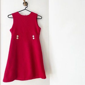 • Olive Juice Red Wool Blend Dress • Size 12